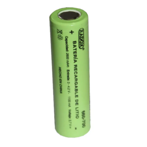 Bateria recargable Li-ion 2600 mAh tipo 18650