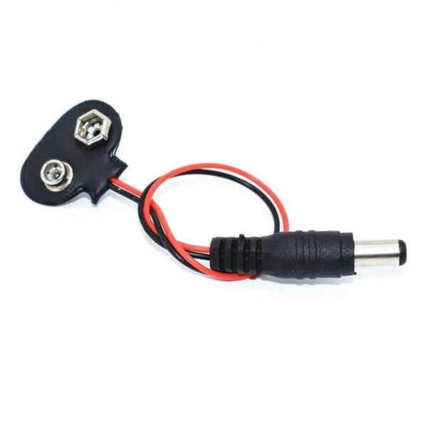 Conector porta pila broche Bateria 9v A Plug