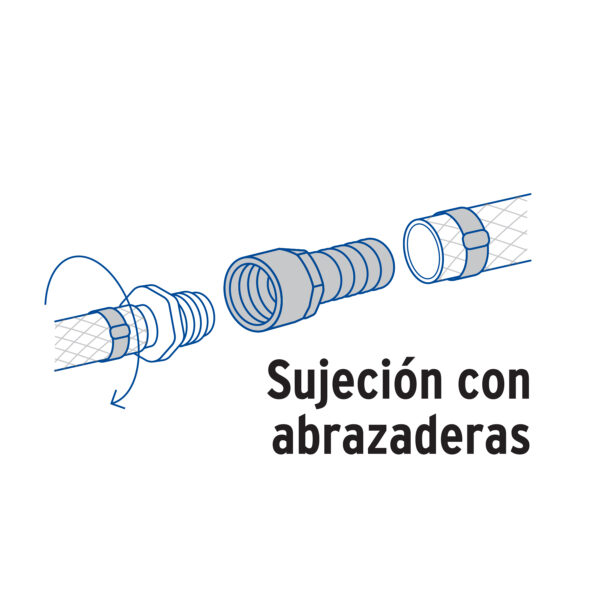 Adaptador para poliducto, 1/2", hembra