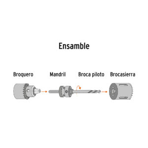 Brocasierra bimetalica 1-1/2