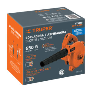 Sopladora/Aspiradora electrica 650 W, Truper