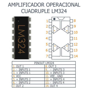 Lm324 Amplificador Operacional Cuadruple