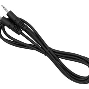 Cable auxiliar 3.5mm estereo de 1.8m Negro