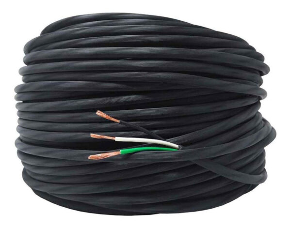 Rollo De 100m De Cable Uso Rudo 3x10 Calibre 10 Antiflama