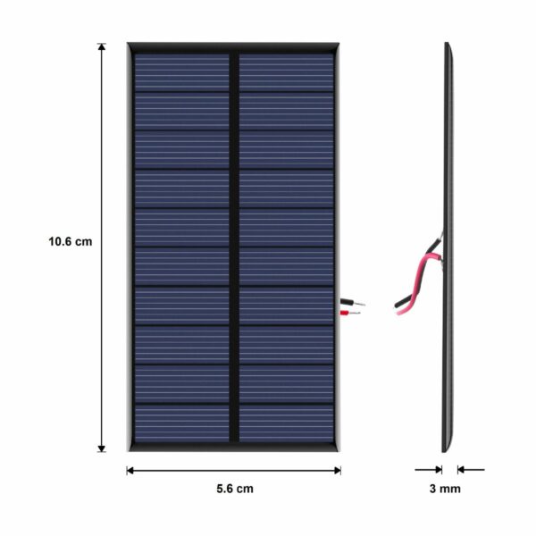 Panel solar de 5V 160mA