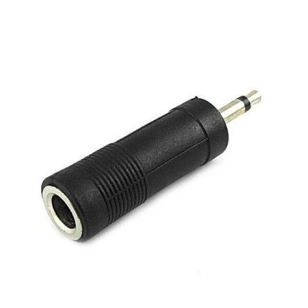 Adaptador de plug 3.5mm a jack 6.3mm Mono