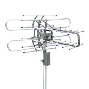 Antena aerea para tv, giratoria 360 grados a control remoto