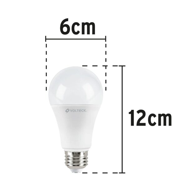 Lampara de LED, A19, 14 W, luz de dia