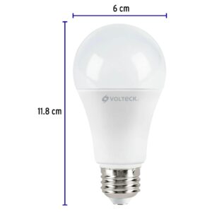 Lampara de LED, A19, 14 W, luz de dia