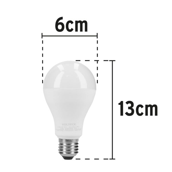 Lampara de LED, A19, 18 W, luz de dia