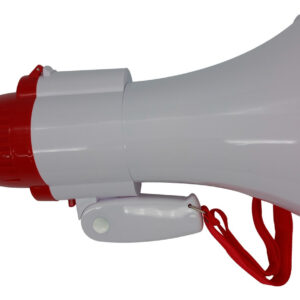 Megáfono Con Grabador Reproductor Sirena Recargable 6
