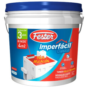 Impermeabilizante Fester Clasio 3 Años Blanco 4L