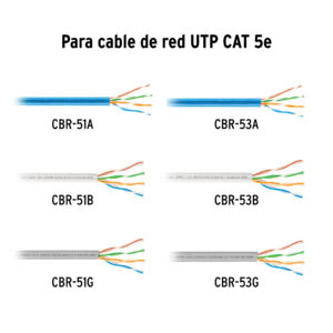 Plug RJ45 CAT5E, Bolsa con 20 piezas, VOLTECK