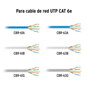 Plug RJ45 CAT6, Bolsa con 20 piezas, VOLTECK