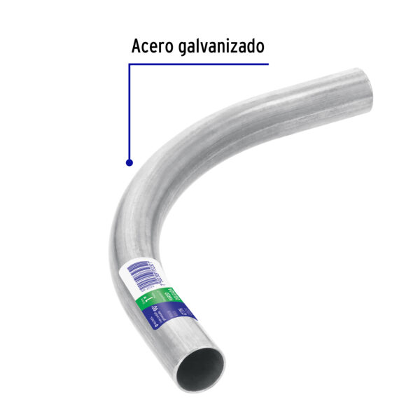 Codo Conduit 90° de 1/2" galvanizado pared delgada et. verde