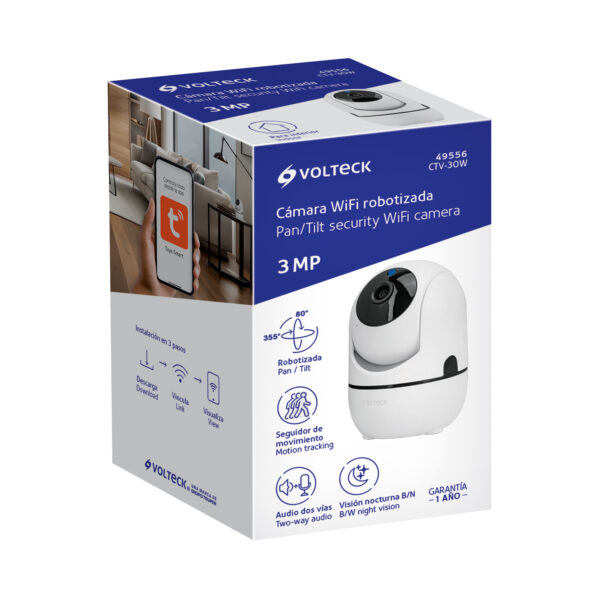 Camara WiFi Robotizada 3MP, Volteck