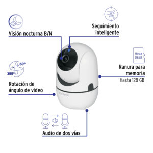 Camara WiFi Robotizada 3MP, Volteck