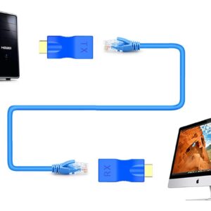 Adaptador Extensor de HDMI 4k a UTP RJ45 Hasta 30m