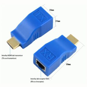 Adaptador Extensor de HDMI 4k a UTP RJ45 Hasta 30m