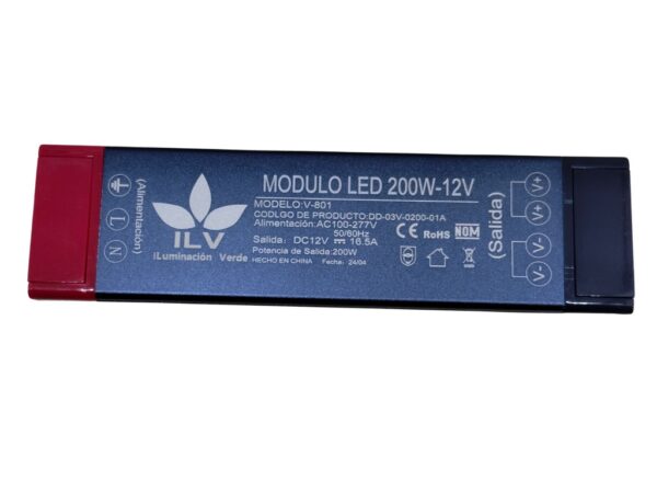 Fuente de alimentacion Regulador Tira Led 12v 200w