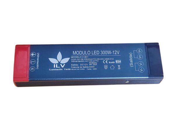 Fuente de alimentacion Regulador Tira Led 12v 300w