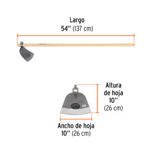 Azadon Cordoba #2 con mango de 54