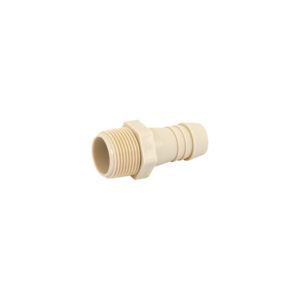 Conector insercion manguera rosca exterior 1"x 1"