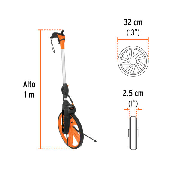 Odometro con freno rueda de 12"