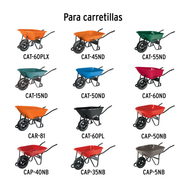 Palanca para cambio de llanta de carretilla