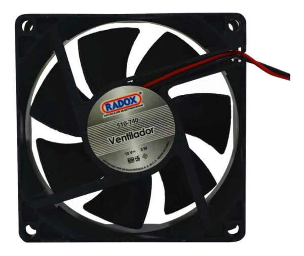 Ventilador de plastico 4" de 12v