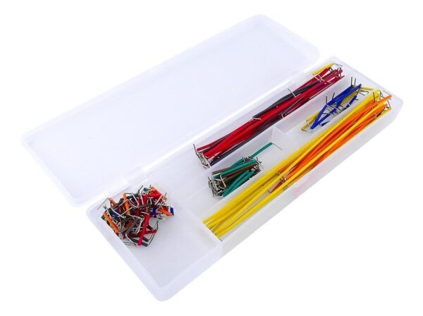 Kit de 140 CAbles Jumpers para Protoboard en Caja