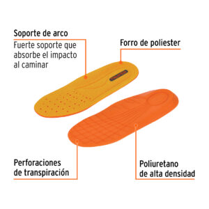 Plantillas de poliuretano para zapato talla 25