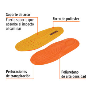 Plantillas de poliuretano para zapato talla 26