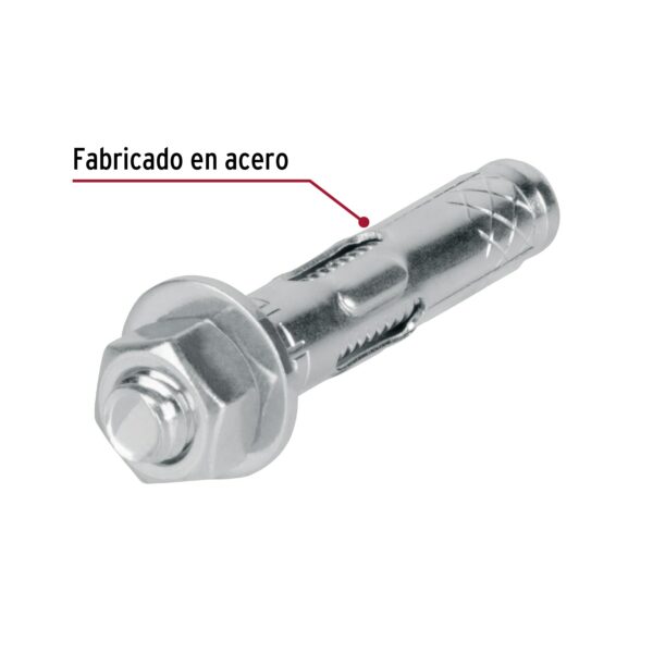 Taquete de expansion, 5/16" con tornillo, caja 100 piezas