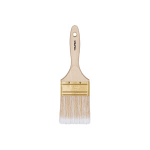Brocha cerdas sinteticas,mango de madera, corte recto, 3"