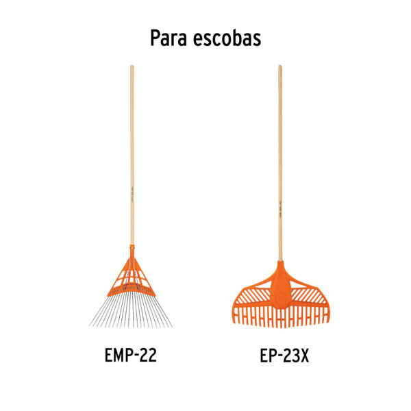 Mango de repuesto largo, para escoba de jardin, 48"
