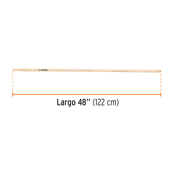 Mango de repuesto largo, para escoba de jardin, 48"