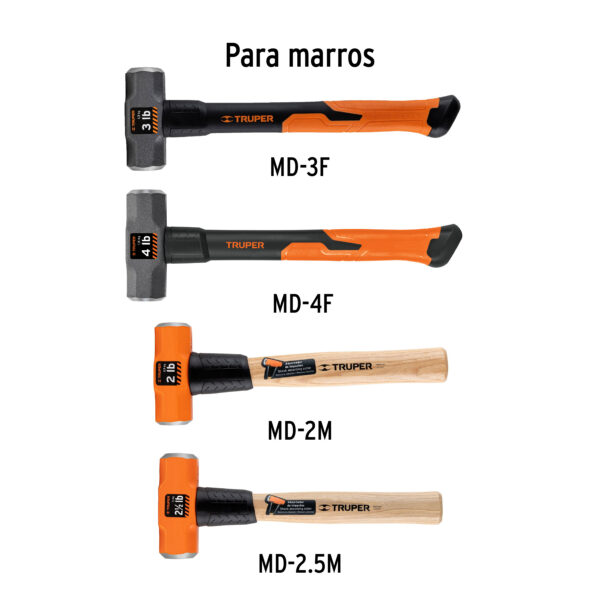 Mango de repuesto para marros de 2, 3 y 4 lbs de 12"