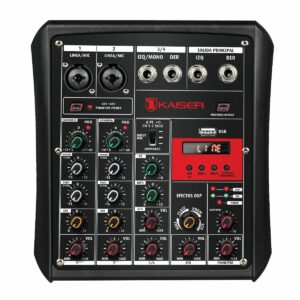 Mezcladora de audio Bluetooth de 6 canales