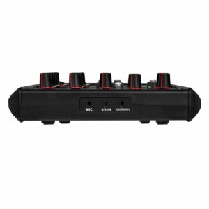 Mezcladora de audio Bluetooth de 6 canales