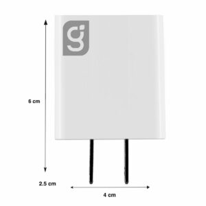 Cargador tipo C Carga Ultrarapida 3.1A de 20w Blanco