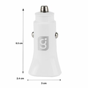 Cargador para Auto USB y Tipo C de 3A Carga Rapida
