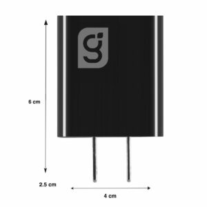 Cargador carga rápida 2.1A con 2 puertos USB Blanco