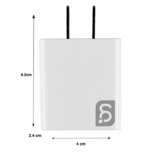 Cargador USB Carga Ultra Rapida 3.1A de 20w Blanco