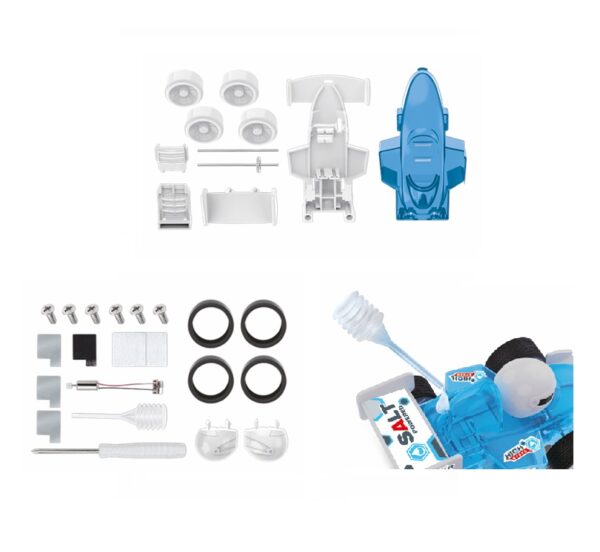 Kit Armar Auto de carreras impulsado por agua salada