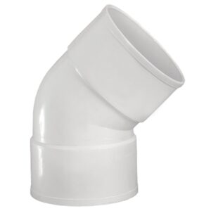 Codo PVC Sanitario 4" x 45°