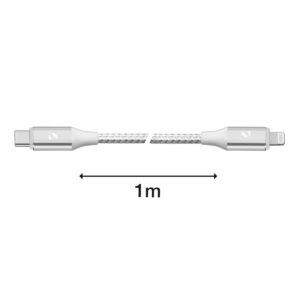 Cable Lightning de 1m 3A Carga Rapida a Tipo C