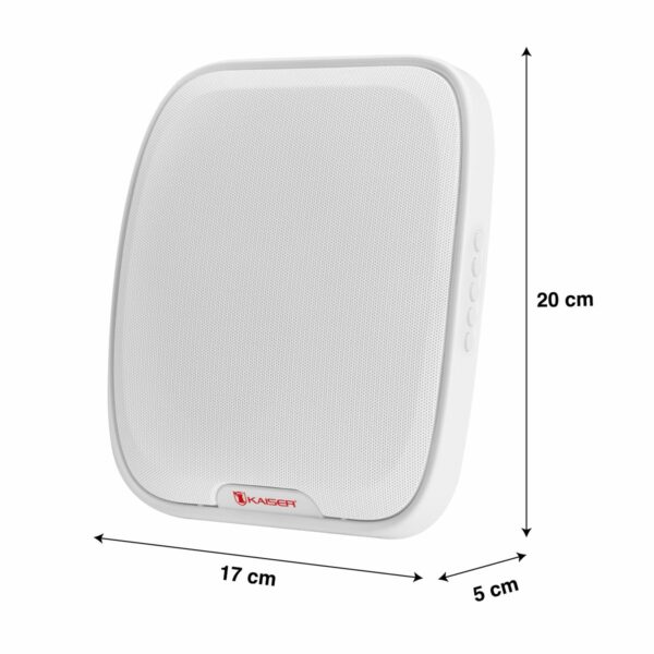 Bocina bluetooth montaje en pared 5WRMS Blanca