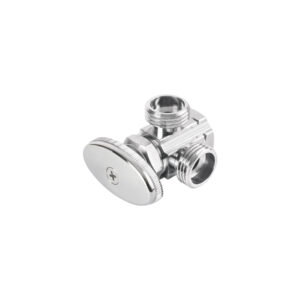 Llave angular 1/2'x doble salida 1/2', Foset