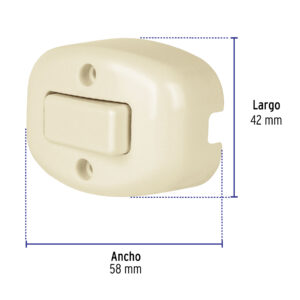 Interruptor de sobreponer sencillo